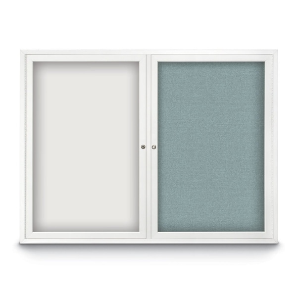 Corkboard, 60"x36", Cobalt Accent/Satin